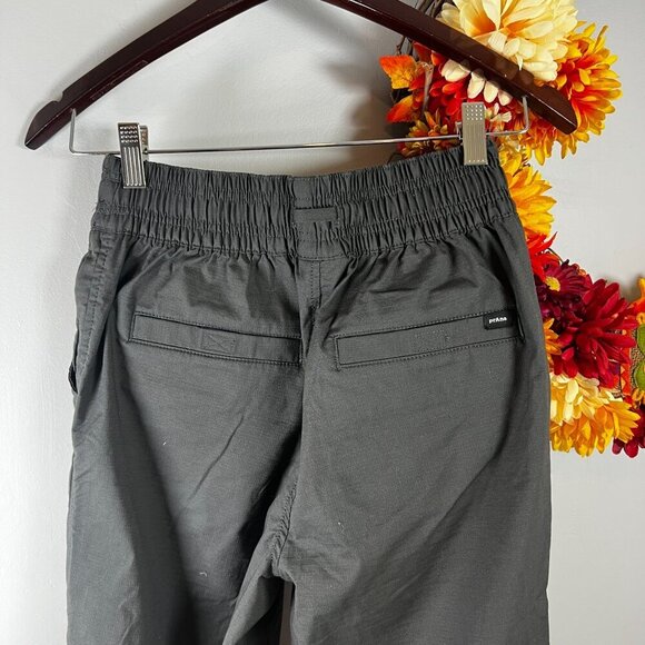prAna Palisades Ripstop E Waist Pant XXS in Dark Iron Organic Cotton - Picture 4 of 11